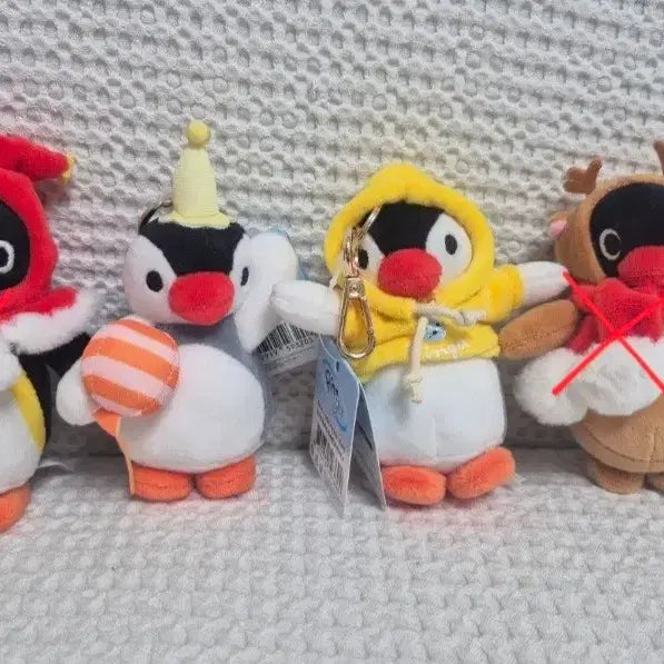 [SOLD OUT] 핑구 캐릭터 인형 키링 4종 세트