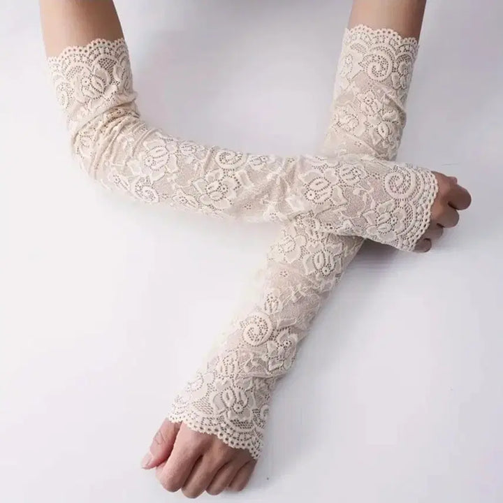 [BUNJANG] Lace Arm Sleeves / 레이스 팔토시(새상품)