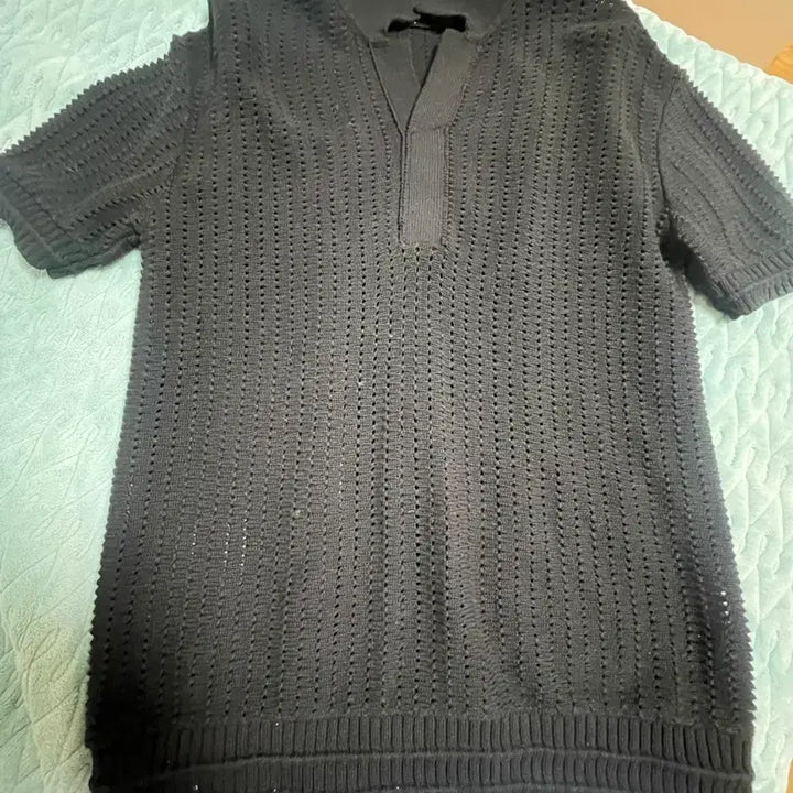 [BUNJANG] Maison Mineed Knit Short Sleeve Top / 메종미네드 니트 반팔 s