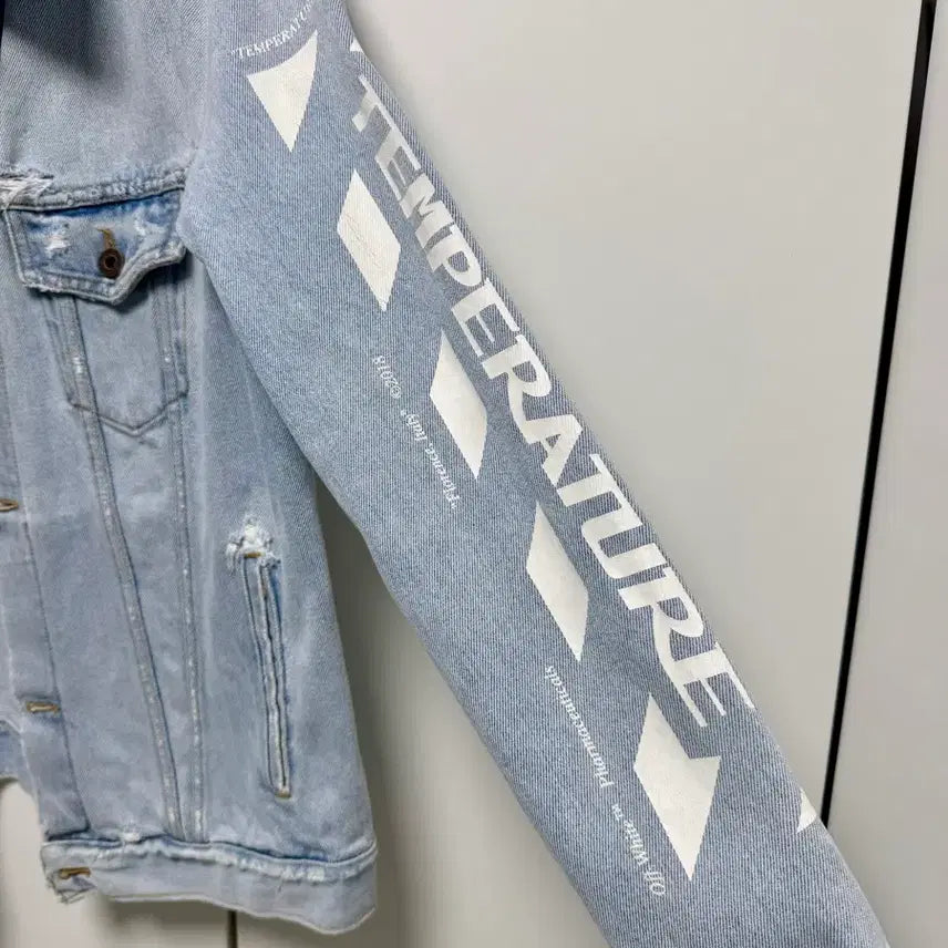 [BUNJANG] Off-White Denim Jacket / 오프화이트 데님 자켓