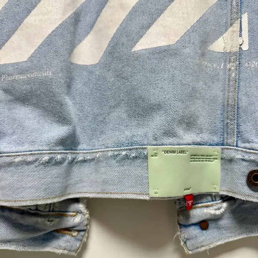 [BUNJANG] Off-White Denim Jacket / 오프화이트 데님 자켓