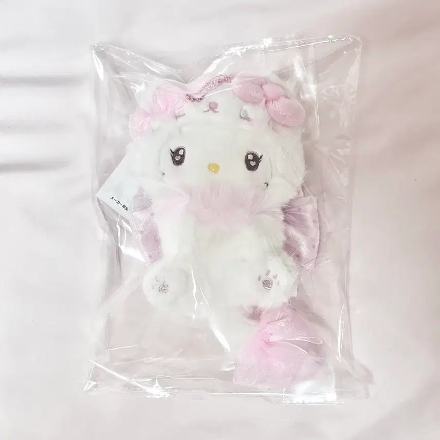 [BUNJANG] Sanrio Hello Kitty Milky Neko Cat Series Plush Keychain Mascot / 산리오 헬로키티 밀키네코 고양이 시리즈 누이 봉제인형 키링 마스코트