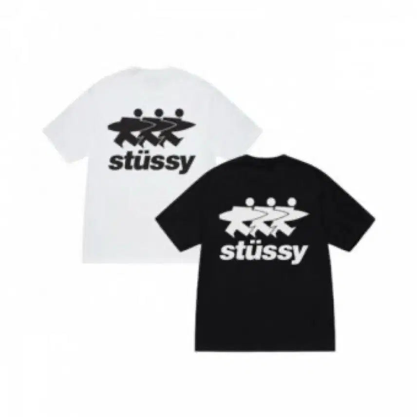[BUNJANG] Stussy Surfwork Short Sleeve T-Shirt / 스투시 서프워크 반팔 티셔츠
