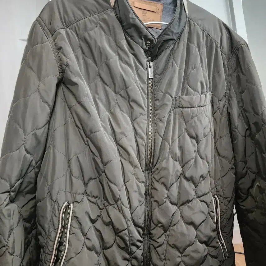 [BUNJANG] Massimo Dutti Quilted Jacket - Khaki / 마시모두띠 퀼팅 자켓 카키색