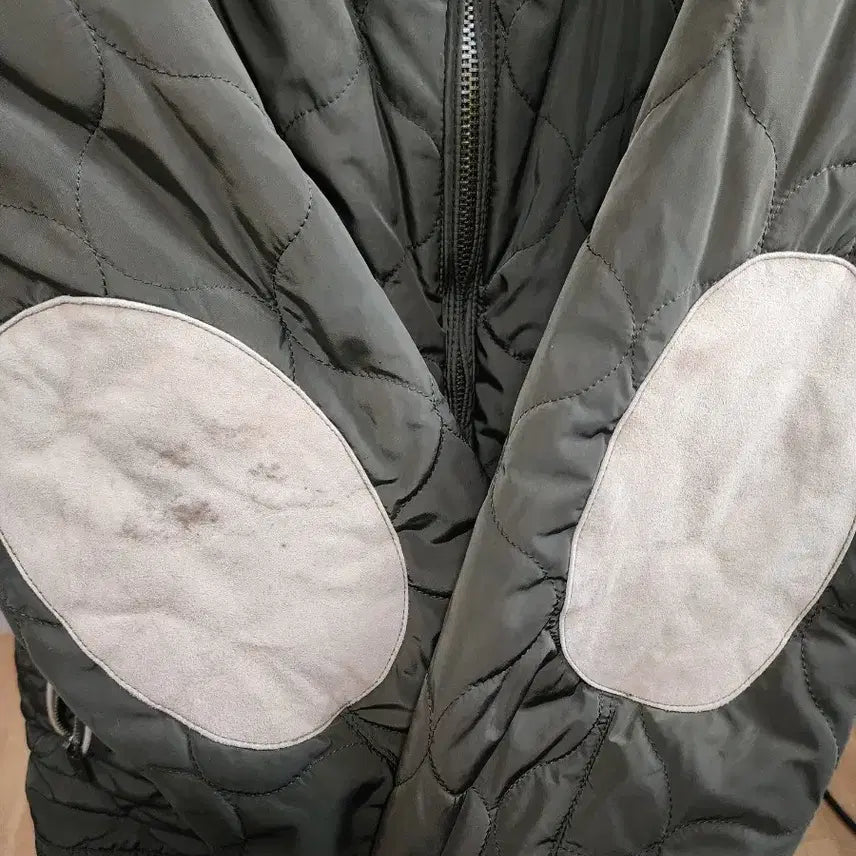 [BUNJANG] Massimo Dutti Quilted Jacket - Khaki / 마시모두띠 퀼팅 자켓 카키색