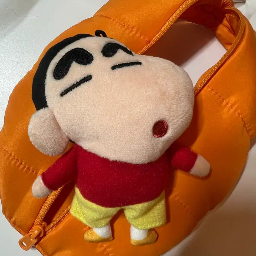 [BUNJANG] Crayon Shin-chan Sleeping Bag Pouch Keychain / 짱구 침낭 파우치 인형 키링