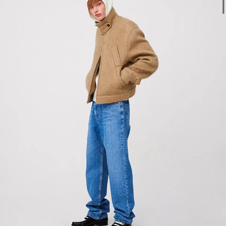 [BUNJANG] Moon Sun Classic Straight Denim Pants / 문선 클래식 스트레이트 데님 팬츠