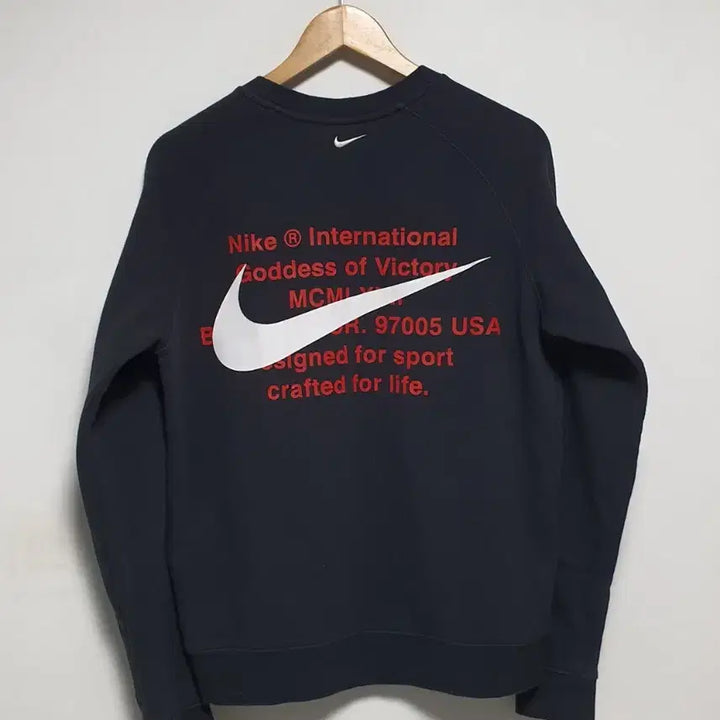 [SOLD OUT] 나이키 더블스우시 맨투맨 95사이즈 블랙