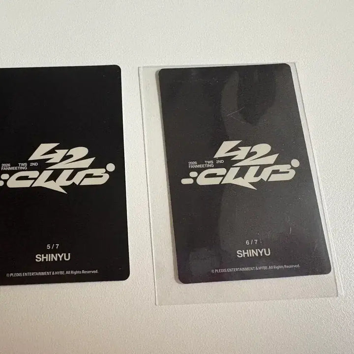 [BUNJANG] TWS Shinyu 42 Club Photocard Bundle Set / 신유포카 투어스 신유 트레카 42클럽 신유 5번 신유6번 일괄