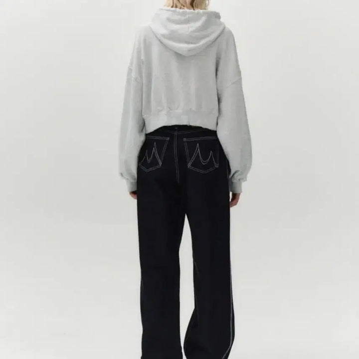 [BUNJANG] Midnight Move Line Denim Pants - Blue S / 미드나잇 무브 라인 데님 팬츠 - 블루 S
