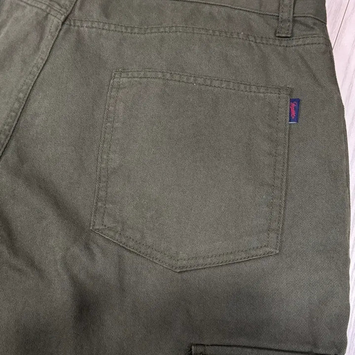 [BUNJANG] BS Rabbit Cargo Bermuda Shorts XL / bs래빗 카고 버뮤다 팬츠바지 xl 상태 s급 카키컬러