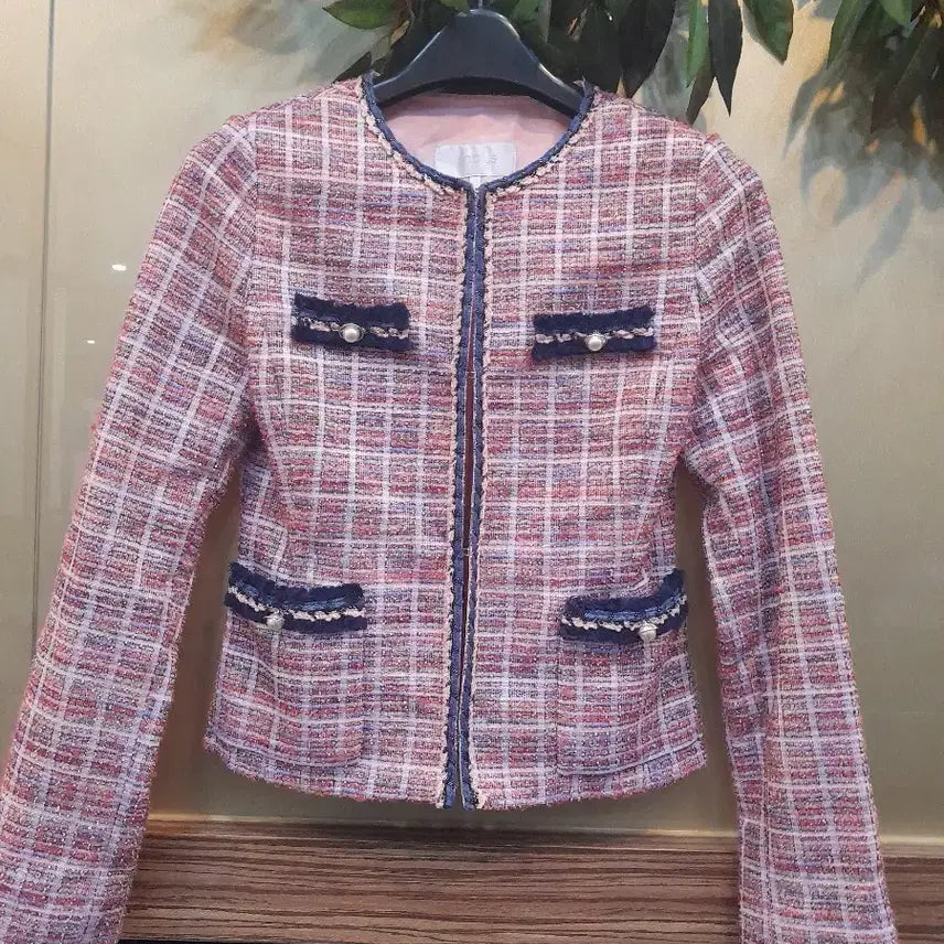 [BUNJANG] Tweed Check Jacket / 트위드 체크 자켓