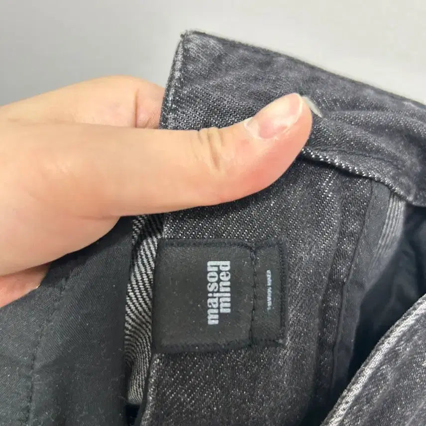 [BUNJANG] Black Workwear Pocket Denim Pants Women&