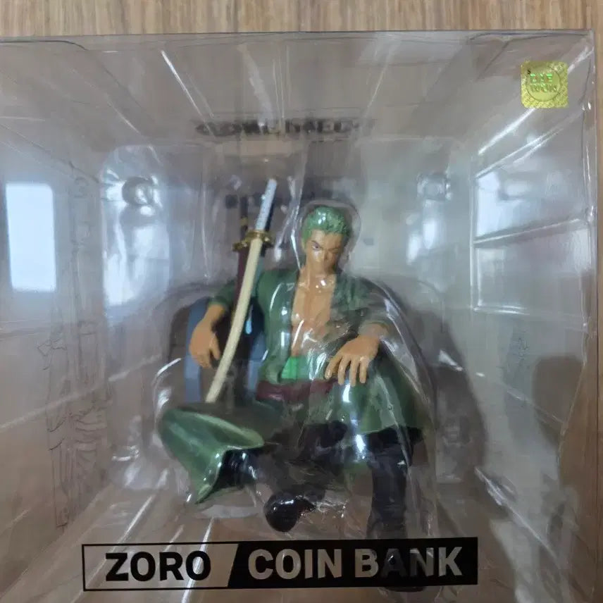 [SOLD OUT] (미개봉)원피스 조로 피규어 저금통