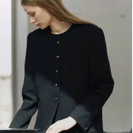 [BUNJANG] ACER Collarless Jacket / 아쎄르 Collar Less Jacket