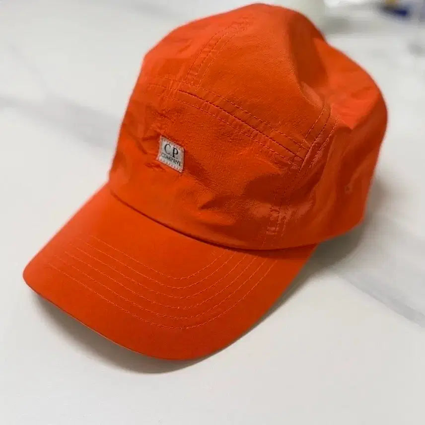 [BUNJANG] CP Company Orange Cotton Baseball Cap / cp컴퍼니 볼캡