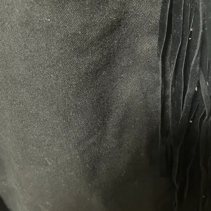 [BUNJANG] Jerry Black Fringe Pants / 제리 블랙 프린지 팬츠 새상품