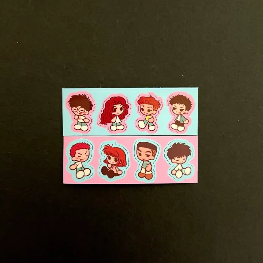 [BUNJANG] Slam Dunk Anime Sticker Set / 슬램덩크 슬덩 천사님 북산 준호 한나 태섭 소연 대만 백호 태웅 스티커