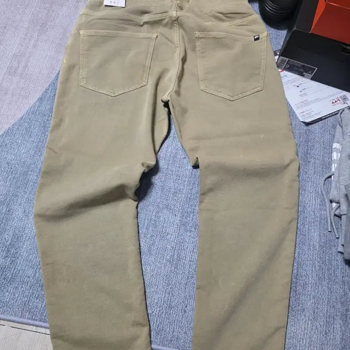 [BUNJANG] ZARA Beige Cotton Blend Drawstring Pants / 자라 베이지색 면 스판 바지 드로스트링 팬츠