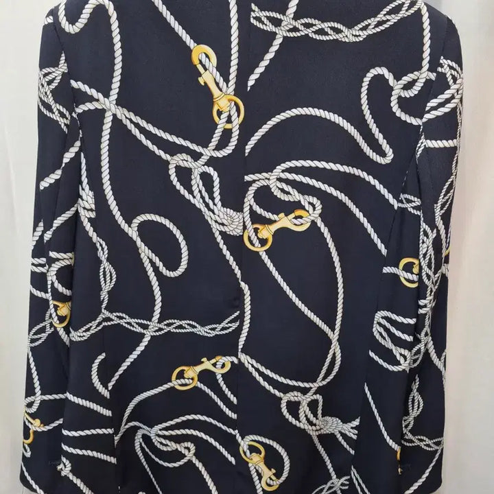 [BUNJANG] Zara Rope Pattern Blazer / 자라 진네이비 로프 패턴 블레이저