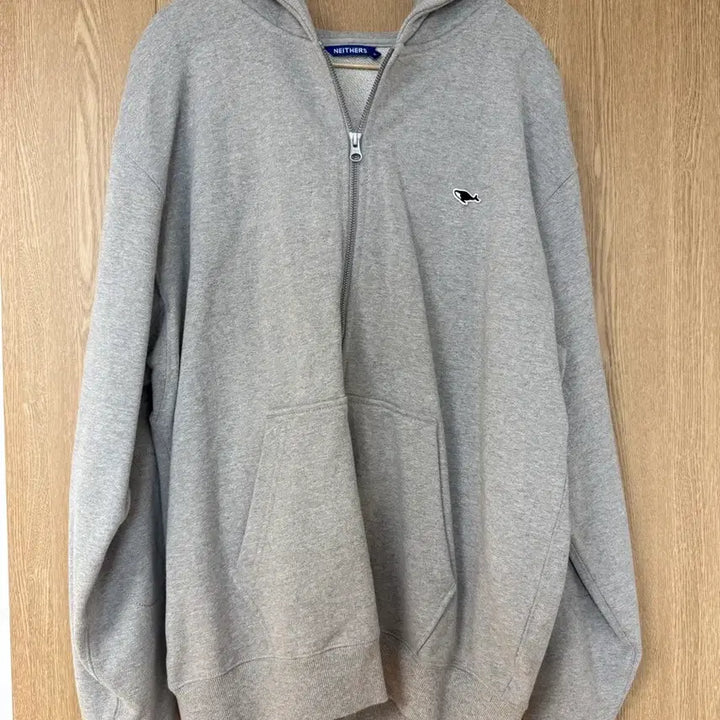 [SOLD OUT] 네이더스 멜란지 그레이 후드집업 (4사이즈)