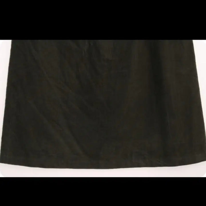 [BUNJANG] Khaki Shirred Midi Skirt / 카키색 셔링 롱 미디 스커트