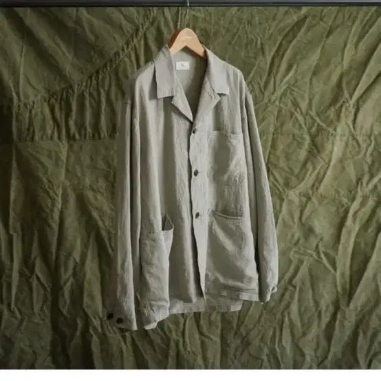[BUNJANG] Heril P41 Linen Coverall / 헤릴 p41 린넨 커버올 새제품