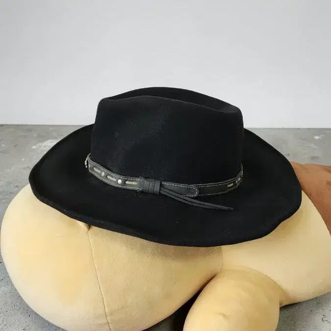 [SOLD OUT] USA JACK DANIELS 블랙 울 페도라 웨스턴 카우보이 모자