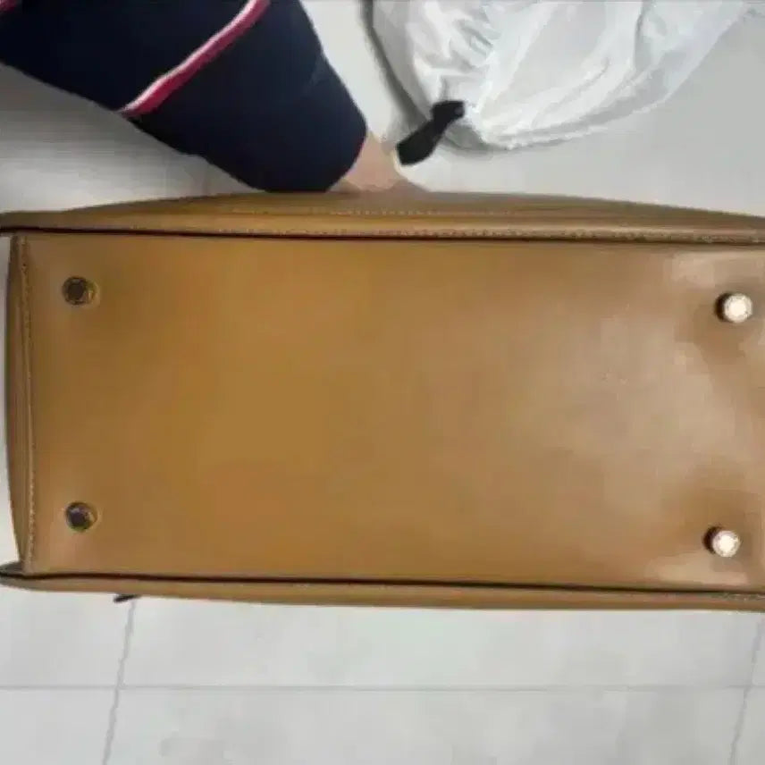 [BUNJANG] Margesherwood Boston Bag Medium Camel Plain / 마지셔우드 보스턴백(사진많음) 미디움 카멜 플레인