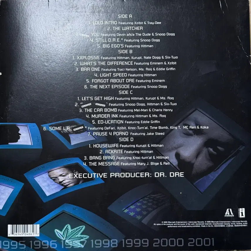[SOLD OUT] 닥터드레 2001 LP 바이닐 음반