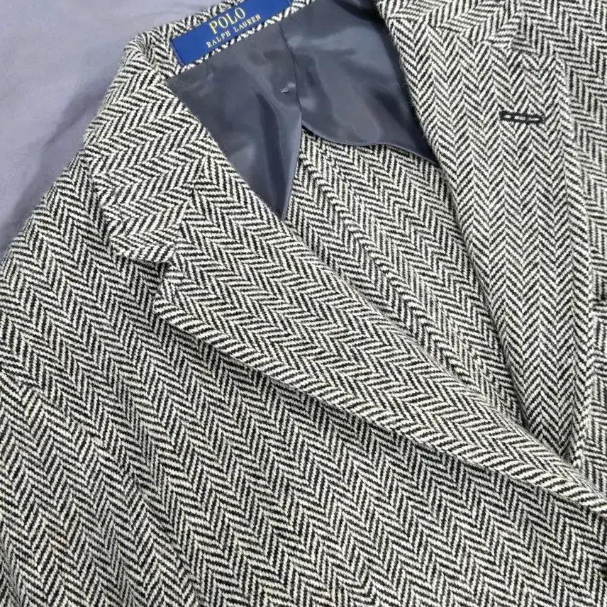 [BUNJANG] Polo Ralph Lauren Herringbone Tweed Jacket / 폴로 랄프로렌 헤링본 트위드 자켓
