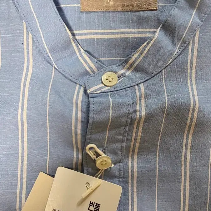 [BUNJANG] Beanpole Linen Long Sleeve Shirt / 빈폴 린넨 긴팔 요즘 밉는