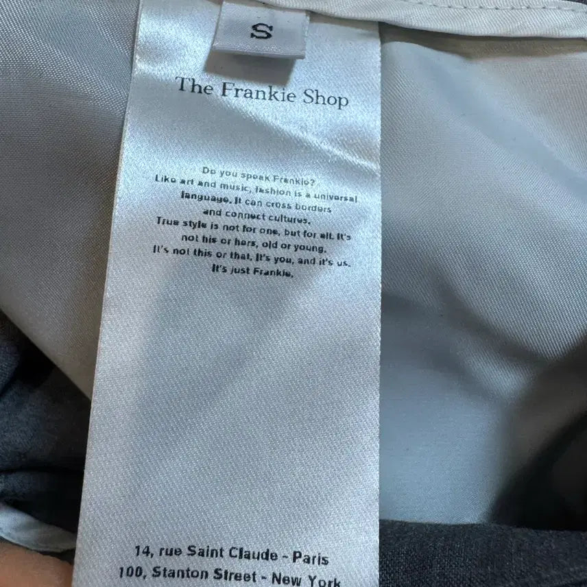 [BUNJANG] The Frankie Shop Gray Slacks / The frankie shop 더프랭키샵  그레이 슬랙스