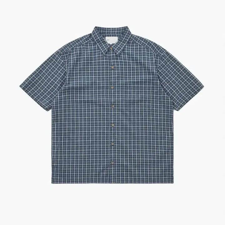 [BUNJANG] Adsum Breezer Shirt Blue Check (Size M) / adsum breezer shirt blue check m사이즈 판매