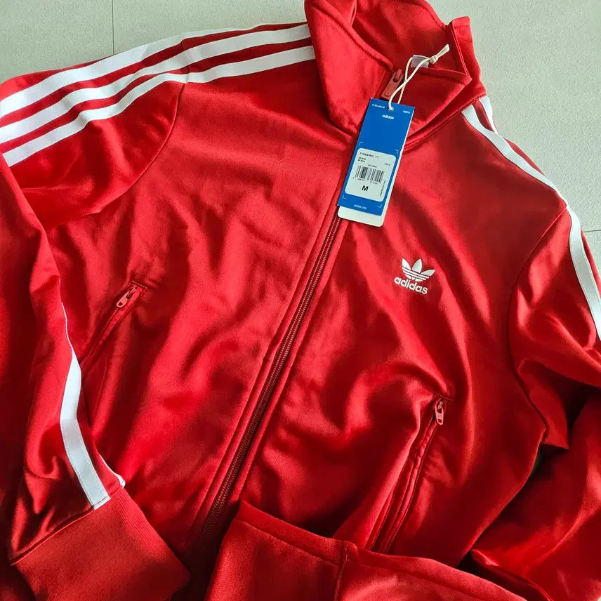 [BUNJANG] Adidas Adicolor Firebird Track Top - Red (IR8079) / 아디다스 아디컬러 클래식 파이어버드 트랙탑 레드-IR8079