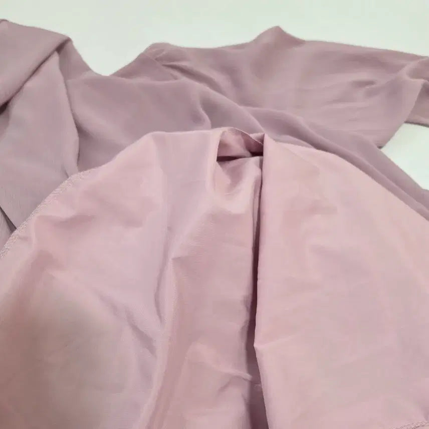 [BUNJANG] Chiffon Long Dress with Ribbon / 총장 128cm 쉬폰 롱원피스 리본