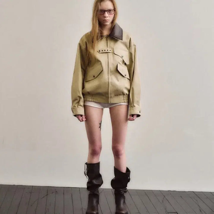 [BUNJANG] Dared Gun Pocket Blouson Jacket / 데어드 자켓 Dared gun pocket blouson 워크 블루종