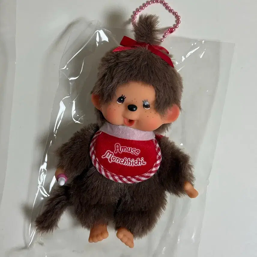 [SOLD OUT] 어뮤즈 몬치치 인형 키링(핑크볼체인/희귀)