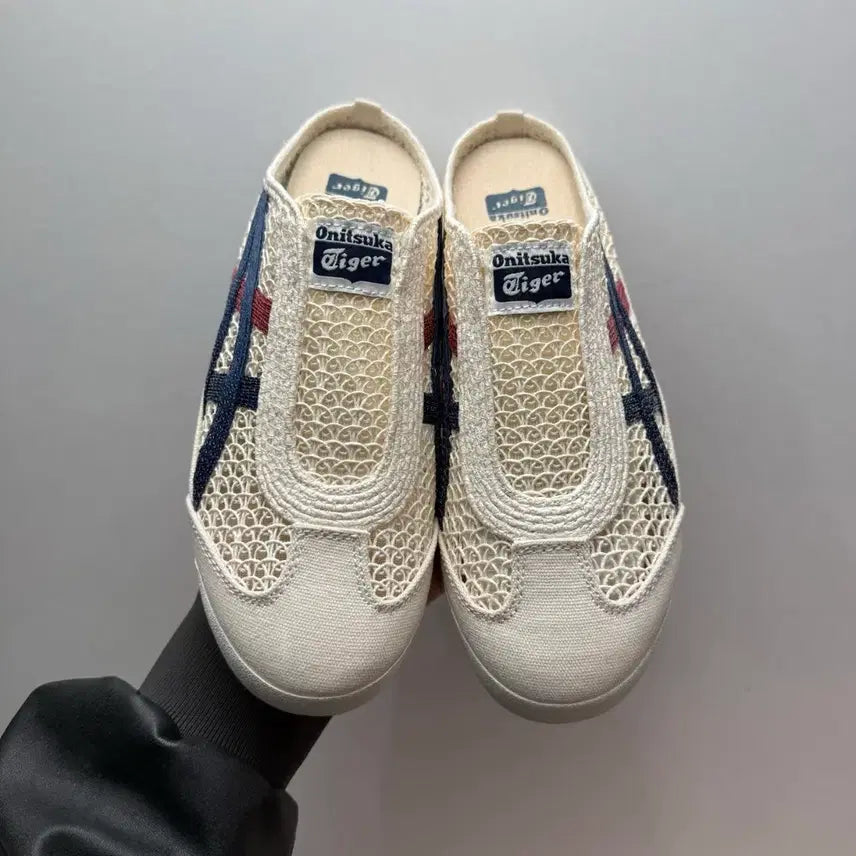 [SOLD OUT] 오니츠카타이거 멕시코66 슬립온 메쉬 아이보리 사이즈250