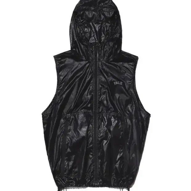 [BUNJANG] Yale Hooded Windbreaker Vest Black / YALE 예일 후드 바람막이 조끼 블랙 교신