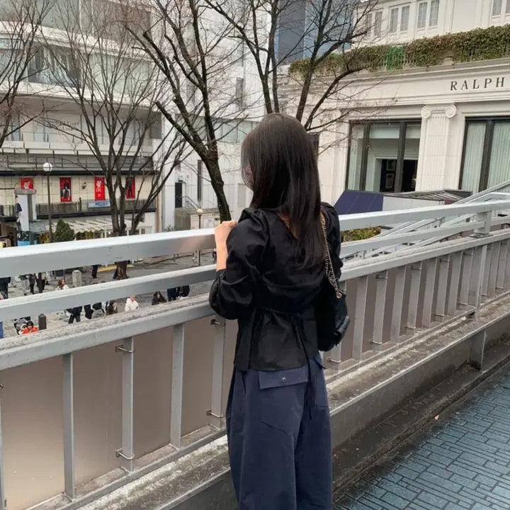 [SOLD OUT] 센느샵 블라우스 블랙색상(새상품)