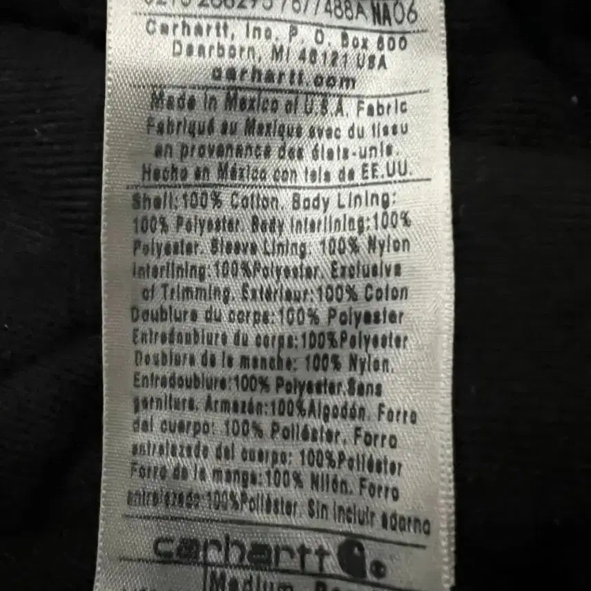 [BUNJANG] Carhartt J130 Black Duck Active Jacket / (M) 칼하트 덕 액티브 J130 blk