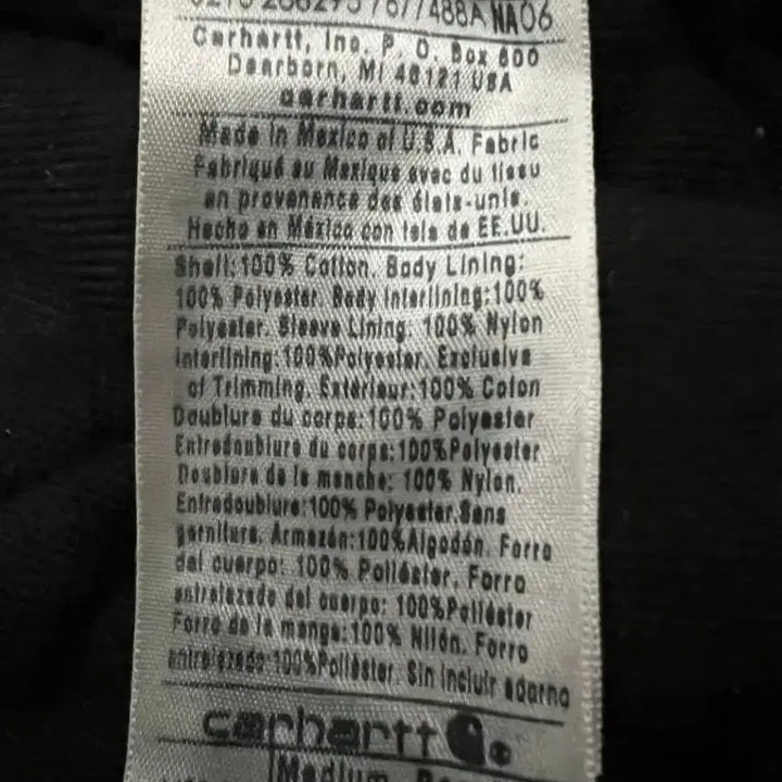 [BUNJANG] Carhartt J130 Black Duck Active Jacket / (M) 칼하트 덕 액티브 J130 blk