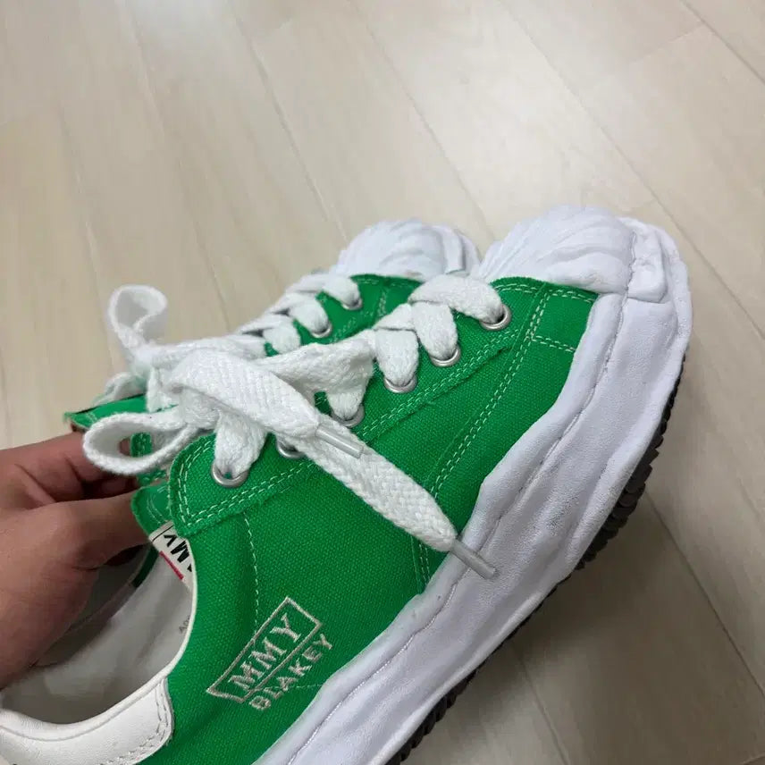 [BUNJANG] Mihara Yasuhiro Blakey Green Sneakers / 미하라 야스히로 블레이키 그린 스니커즈 42