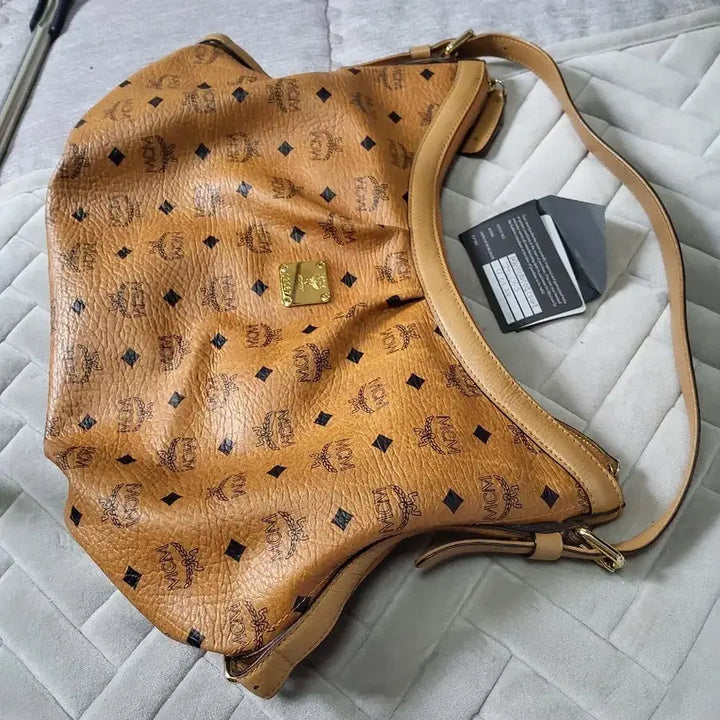 [BUNJANG] MCM Brown Monogram Shoulder Bag / MCM 숄더백 브라운 가방