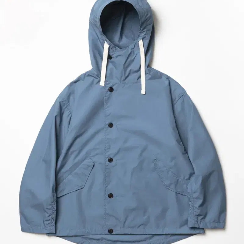 [BUNJANG] Nanamica Hooded Jacket Sax Blue / (L) 나나미카 후디드 자켓 삭스 블루