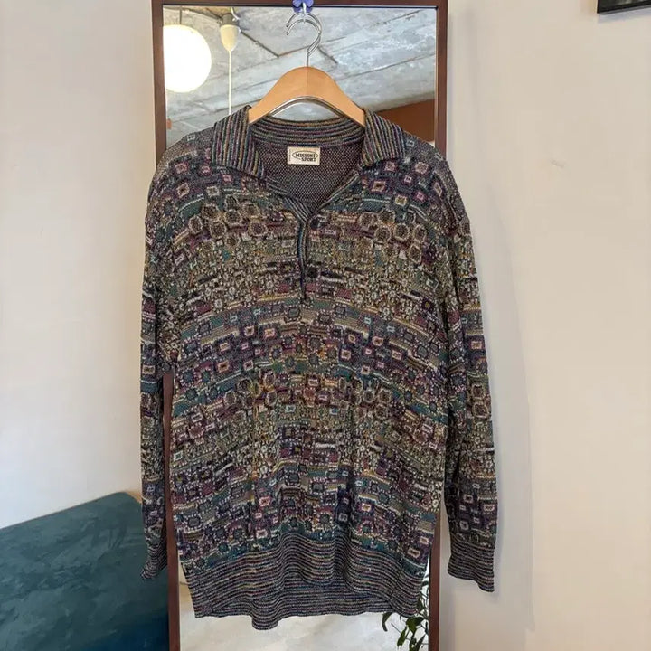 [BUNJANG] Missoni Sport Pattern Knit Sweater / 미쏘니 스포츠 패턴 니트