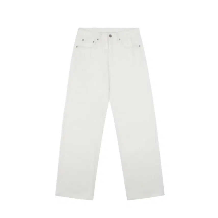 [BUNJANG] Trillion White Wide Denim Pants / M)트릴리온 화이트 와이드 데님