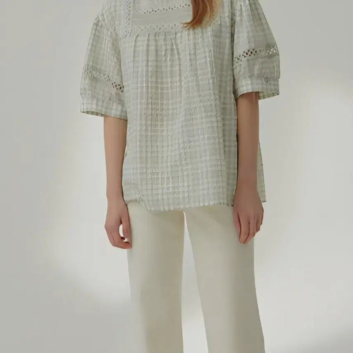 [SOLD OUT] 써스데이아일랜드 블라우스 M