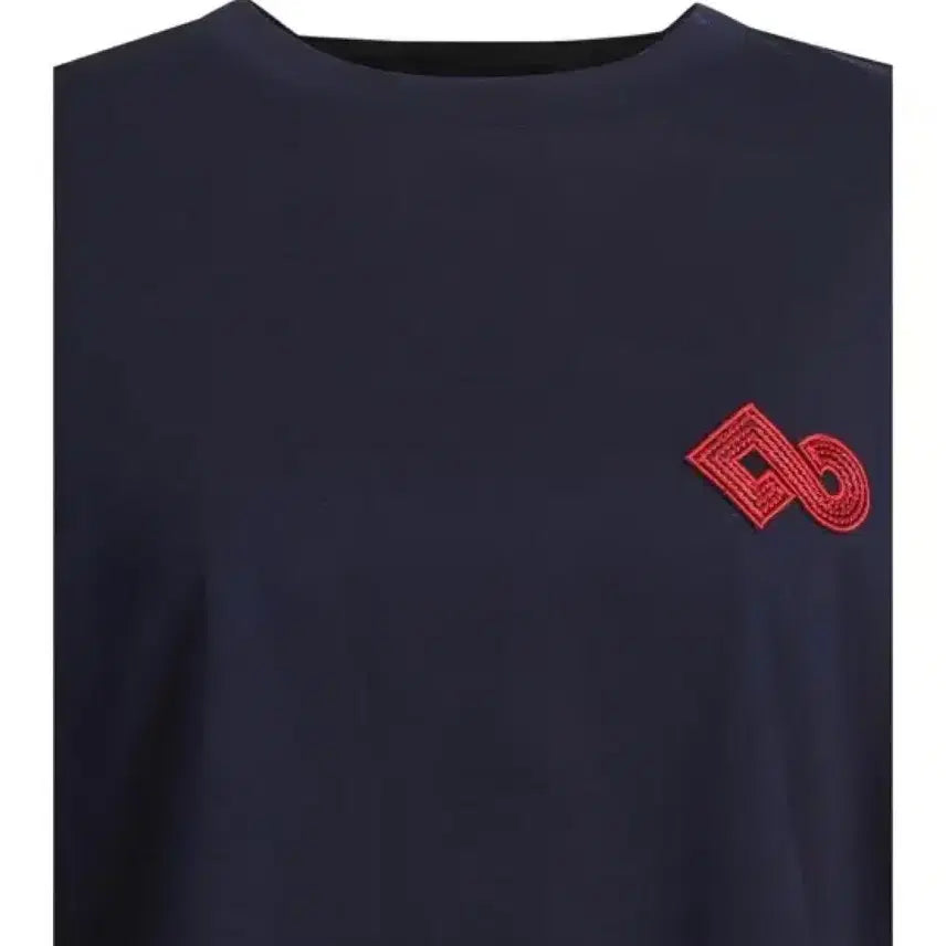 [SOLD OUT] 럭키슈에뜨 자수 디테일 반팔 티셔츠 36 새것